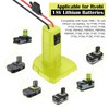 1 Packs Power Wheel Adapter for Ryobi 18V Battery Adapter
