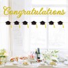 Pre-Strung Graduation Congratulations Banner No DIY Glitter Congratulation and Grad