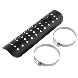 Exhaust Heat Protection Plate, Universal Hole Heat Protection Sheet, Straight Exhaust Cover, Pipe Heat Protection Plate