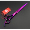 Purple Dragon 8.0 inch Professional Pet Grooming Scissors,Dog Straight Shear,