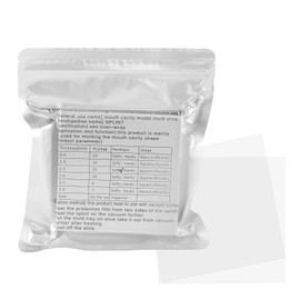 Annhua Soft Dental Splint Thermoforming, 15Pcs Resin Dental Splint Material Vacuum Forming Plastic Sheets, 1.5MM Thermoforming Plastic Sheets for Vacuum Forming Machine - Square|5" x 5"