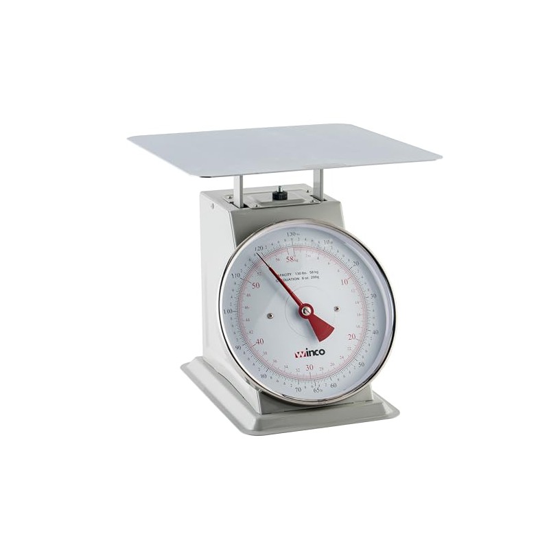 Winco 130-Pound/59.09kg Scale with 9-Inch Dial