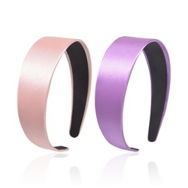 2 Ladies Wide Hair Hoop, Satin Hair Hoop, Simple Hair Hoop, Hairstyle Accessories, Ele Hair Hoop, Ladies Hair Accessories