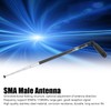 SMA Male 95MHz-1100MHz Telescopic Antenna, SRH789 Foldable Broadband Antenna Replacement