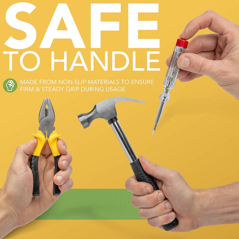 BLOSTM Basic Home Tool Kit - 5pcs Essential Hand Tools