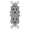 Leviton 15 Amp, 125 Volt, Decora Duplex Receptacle, Residential Grade,