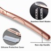 Eyebrow Razor, AIFKUGY Manual Face Razor, Reusable Razors with 10pcs
