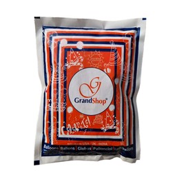 GrandShop 50412 Toy Balloons Gold Theme Party Metallic Hd - Gold, Black & White (Pack of 50)