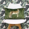 Riva Paoletti Cheetah Forest Cushion Cover - Green - Palm