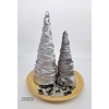 Paper Mache Cone Open Bottom 10.63X4 in. Set of 3