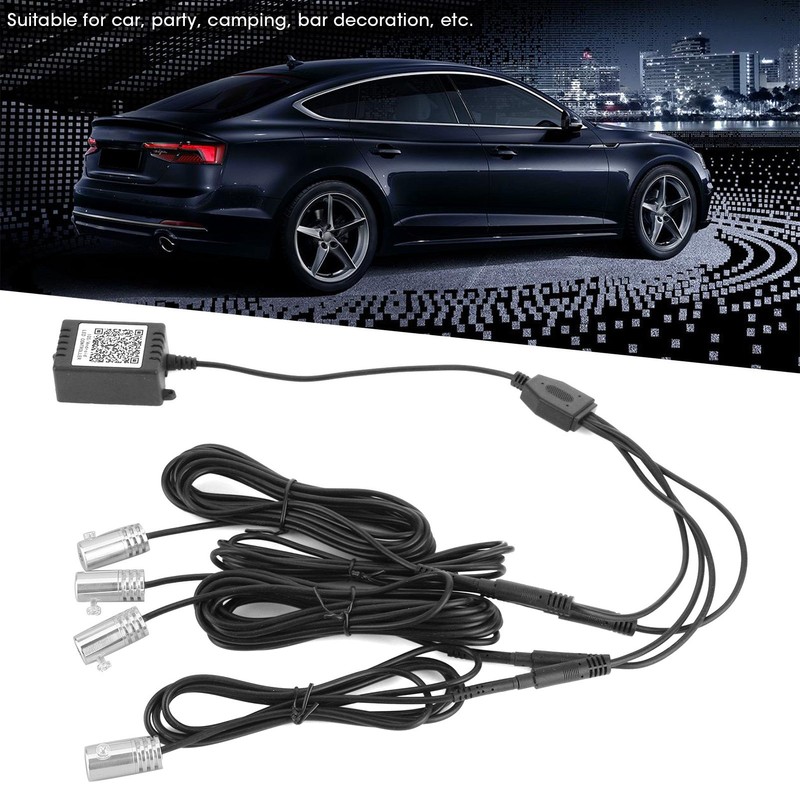 12V Car Ambient Lamp LED Interior Decoration Lights IP65 Waterproof
