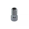 F&R NEW! ALLOY BICYCLE PRESTA ADAPTOR VALVE 17MM WITH O-RING CHROME.