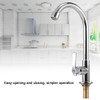 G1/2in Male Thread Zinc Alloy Kitchen Basin Sink Water Faucet