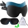 PrettyCare 3D Sleep Mask 2 Pack,Eye Mask for Side Sleeper