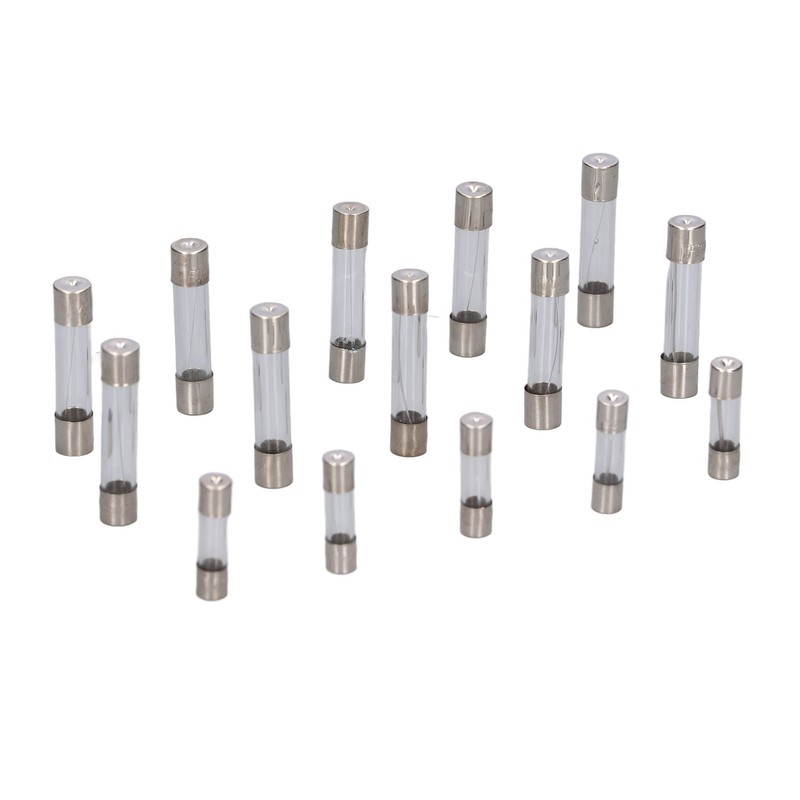 150Pcs Glass Fuses Alloy Tube Fuse Assorted Kit for Household
