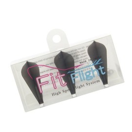 Cosmo Darts Fit Flight 3 Pack Super Kite Dart Flight (Smoke)