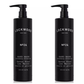 Lockwood New York Nº24 Hand Wash 15oz Set of 2 New
