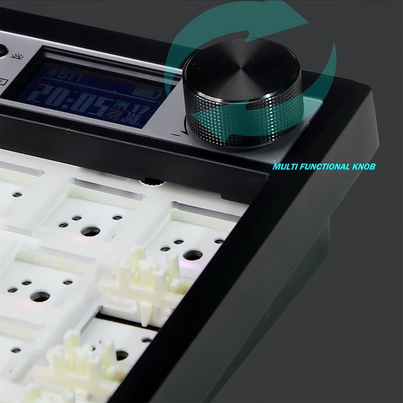 FKZ GMK104 Mechanical Keyboard Kit,VIA Programmable Full Size Hot Swap