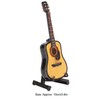 Miniature Wooden Guitar Model Exquisite Realistic Mini Musical Ornaments with
