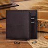 furid Top Grain Leather Wallet Men: RFID Minimalist Bifold Credit