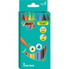 BIC BICBKPC8AST Kids Crayons44; Assorted Color- Pack of 8