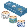 3 Pack Scented Candles, 2.5 oz Aromatherapy Candles, Soy Candles