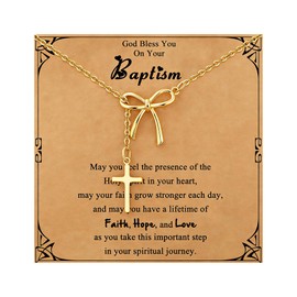 JoycuFF Baptism Gifts for Teens Women, First Communion Confirmation Gifts