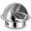 Midcvfrun 6 Inch Wall Vent Cover, Dryer Vent Cap Outside