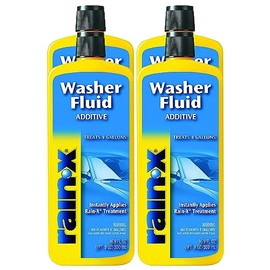 Rain-X Windshield Washer Fluid Additive - Windshield Wiper Fluid and Car Window Cleaner, The Ultimate Clarity for Your Car! - 16.9 fl. oz, 500. ml, 4 Pack