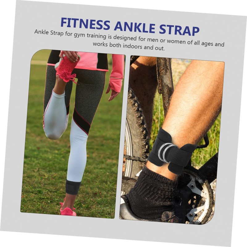 Abaodam 1 Set Ankle Workout Straps for Gym Training Adjustable