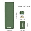 Naturehike Foam Self Inflating Sleeping Pad, 2 inch Thick Sleeping