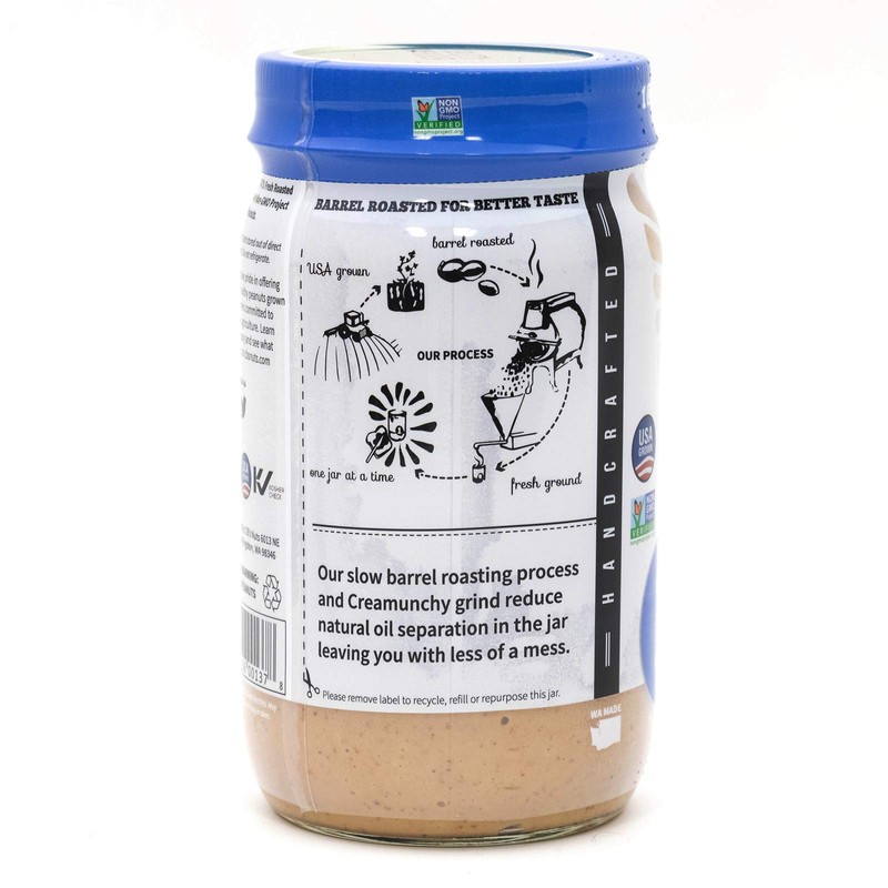 CB's Nuts USA Grown Non-GMO Creamunchy 1 Ingredient Peanut Butter