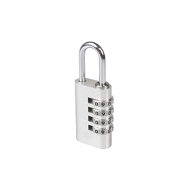 SISAV Combination Lock,4 Digit Gym Combination Padlock for School Lockers,Toolbox,Fence Gatev,Employee Locker(Silver 1-Pack)