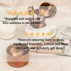 Copper Stainless Steel Measuring Cups and Spoons Set of 8,