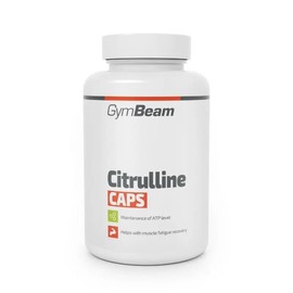 GymBeam GymBeam Citrullin CAPS - Kapsel mit Aminos?ure L-Citrullin Malat, untersttzen Stickstoffmonoxid-Produktion, f?rdern Durchblutung & N?hrstoffversorgung der Muskulatur, fr Sportler geeignet, 120 kaps