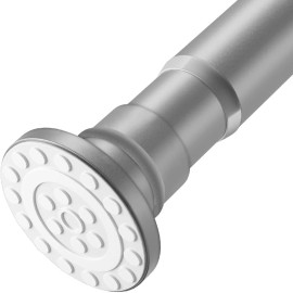 Small Shower Curtain Rod 18 to 32 Inches Short Tension Curtain Rod Adjustable Spring Tension Rod for Closet,Doorway,Windows Greycolor: Grey