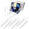 CD Storage Rack Organizer Stand 4 Pack, CD Display Rack