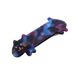 Cat Hair Clips for Women Girls Bangs Side Hairpins Cute Barrettes Duckbill Hair Accessories Purple