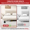 MixDora Bed Risers 4, 6 Inch Stackable Furniture Risers Heavy