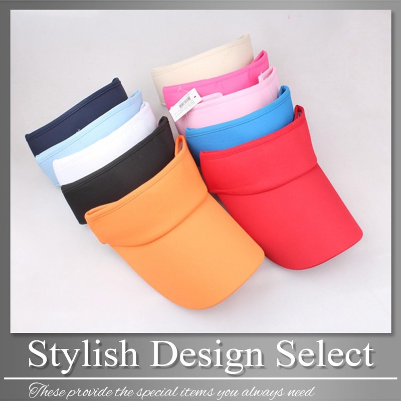 Buzz Selection CAP215 Visor, Sun Visor, Cap, Hat, Simple, Brim