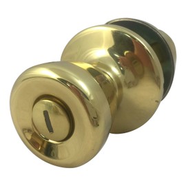 Privacy Lock Polished Brass for Bedroom or Bathroom/Cerradura para Puerta sin Llave MADOL [301BB]