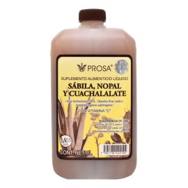 Bebida De Sabila Nopal Y Cuachalalate 1 L-prosa                                                                                                       