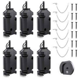 Perimeter Trip Alarm, 12 Gauge Camping Trip Wire Alarm Device, Early Warning Security System for Camping and Property Safety (6 Pack)