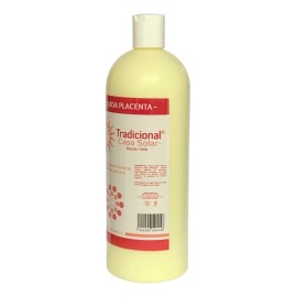 Crema Liquida Placenta Tradicional 1lt Casa Solar Aroma Suave