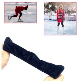 Spacmirrors 1 Pair Ice Skate Blade Covers Skate Blade Protector Guards for Ice Skates, Hockey Skates, Figure Skates Soak Cover with Cut-Resistance Bottom