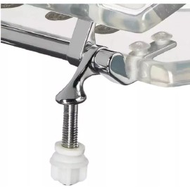 Aqua Glass Transparent Fish Aquarium Round Standard Size Toilet Seat with Cover Acrylic Sea - Sear Horse Clear