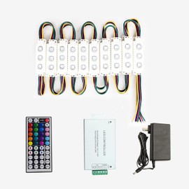 Super Bright LED 12V 5050 SMD Led Module Lights for Commercial Storefront -20Pcs Modules Waterproof Adhesive Strip Lights, Business Decorative Lights for Advertising LED Lights Sign