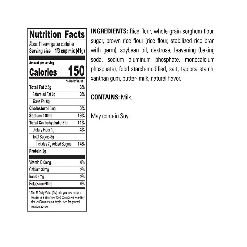 Krusteaz 3 Pack Krusteaz Gluten Free Buttermilk Pancake Mix, 16