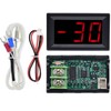 12V Red Celsius Digital Temperature Gauge -58F~536F LED Display Screen