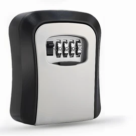 ZHEGE Key Box, Outdoor, Wall Mounted, 4-Digit, Dial-Type, Waterproof, Large Capacity